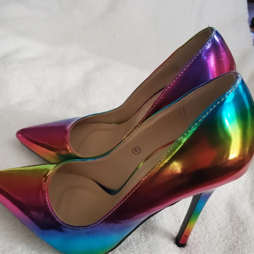 "C LABEL" Multi Color Pumps - Picture 3 of 8